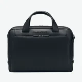 Geantă din piele Porsche Design Roadster S Negru OLE01500