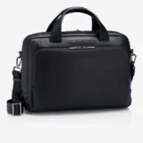 Geantă din piele Porsche Design Roadster S Negru OLE01500