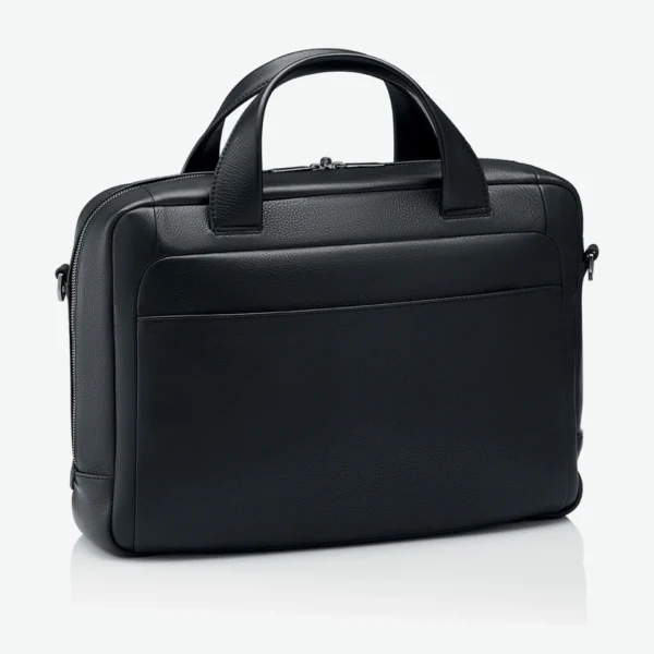 Geantă din piele Porsche Design Roadster S Negru OLE01500