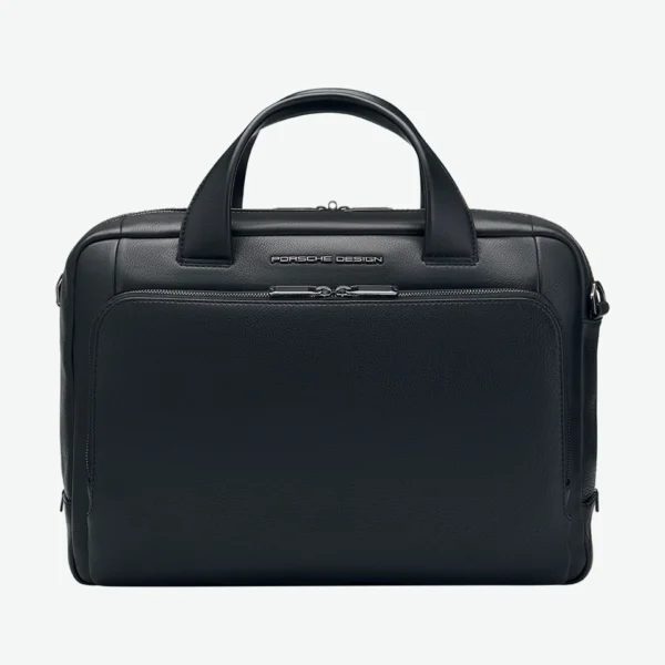 Geantă din piele Porsche Design Roadster S Negru OLE01500