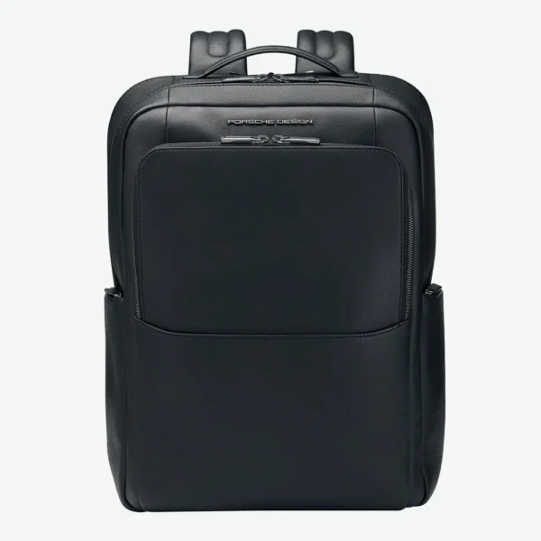 Rucsac din piele Porsche Design Roadster L Negru OLE01602