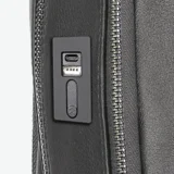 Rucsac din piele Porsche Design Roadster L Negru OLE01602