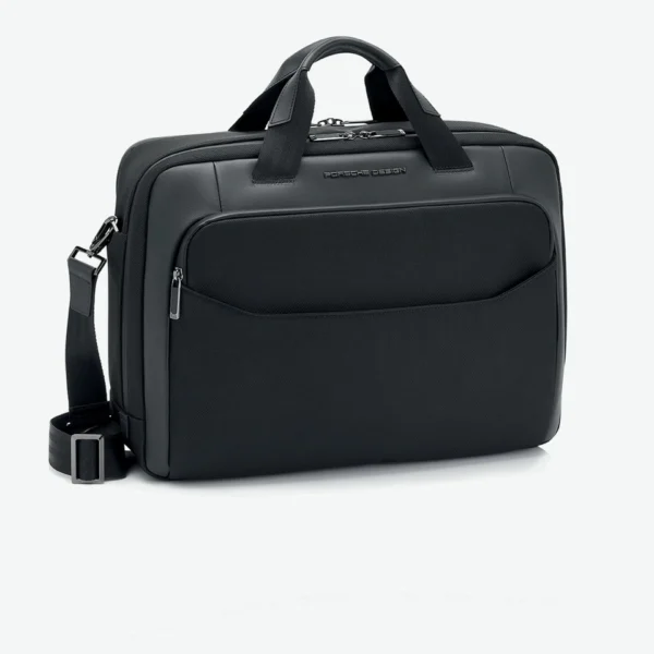 Servietă Porsche Design Roadster Nailon Negru Briefcase M ONY01501